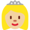Princess - Medium Light emoji on Twitter